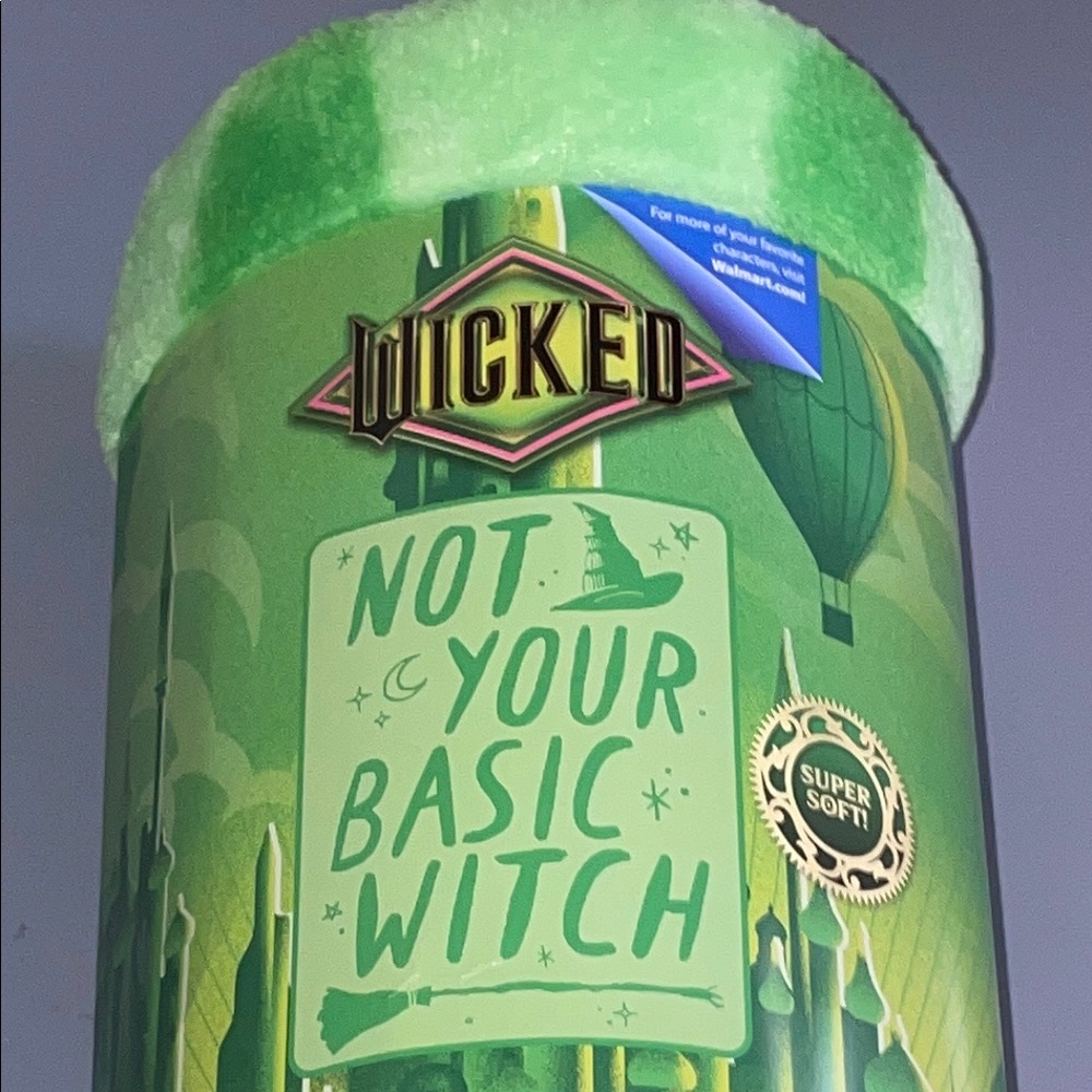 WICKED Plush throw blanket